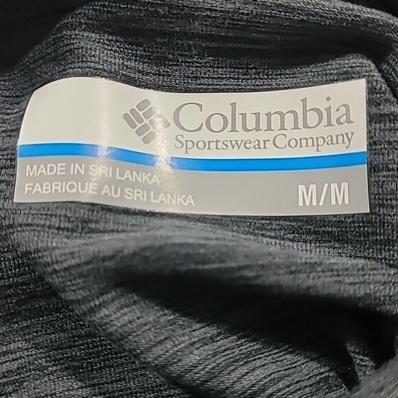 Columbia Gray Omni-wick Long Sleeve Turtle Neck Top. NWOT. Size Medium. - Picture 7 of 7